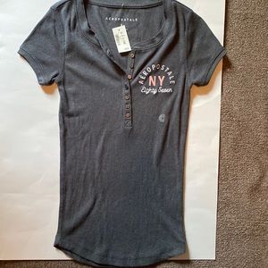 Aeropostale Button Up Tee